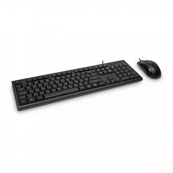 Tastatur Inter-Tech KM-3149R Maus enthalten Home USB QWERTY