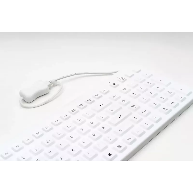 Tastatur GETT CleanType Prime Pro+ Medical Deutsch Weiß