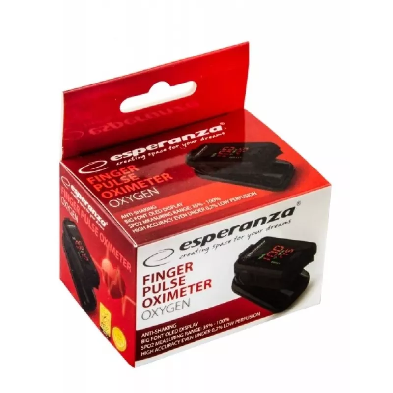 Pulsoximeter Esperanza ECO001 Schwarz