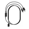 Pimax Crystal Light/Super 2-in-1 DisplayPort- und USB-Kabel, schwarz, 5 m