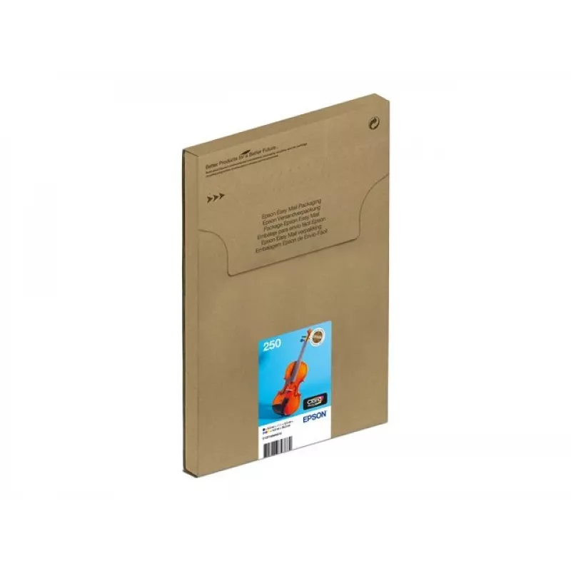 Tintenpatronen-Multipack Epson 250 EasyMail 6er-Pack Original – Schwarz, Gelb, Cyan, Magenta, HellCyan, HellMagenta (MPN C13T16N84510)