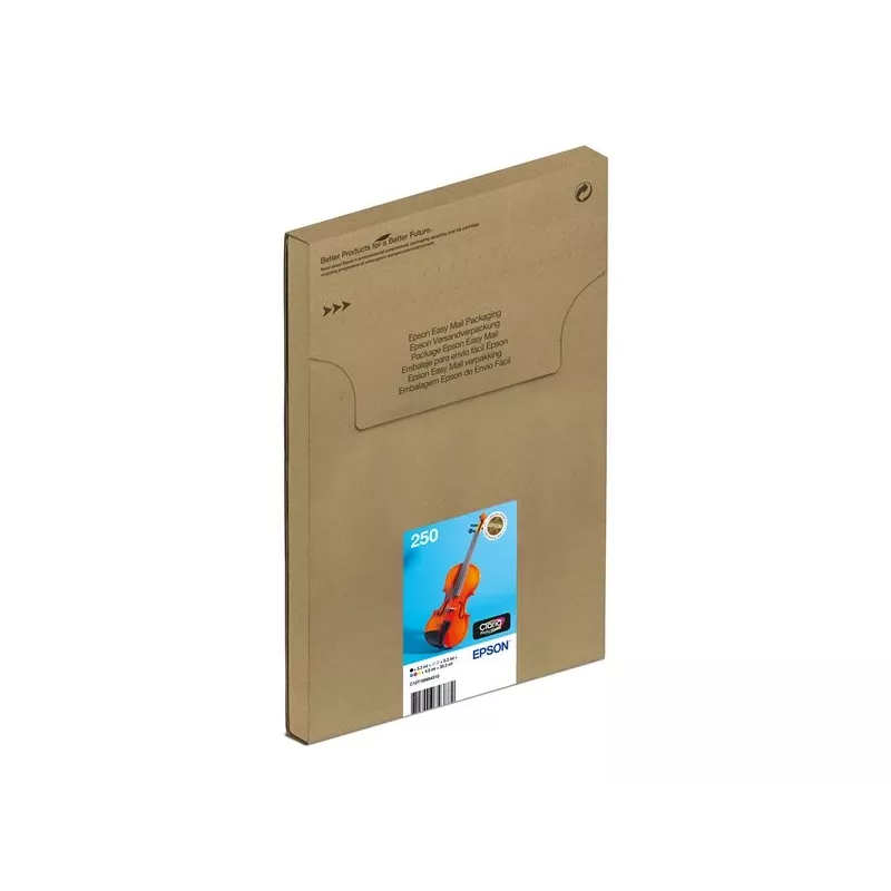 Tintenpatronen-Multipack Epson 250 EasyMail 6er-Pack Original – Schwarz, Gelb, Cyan, Magenta, HellCyan, HellMagenta (MPN C13T16N84510)