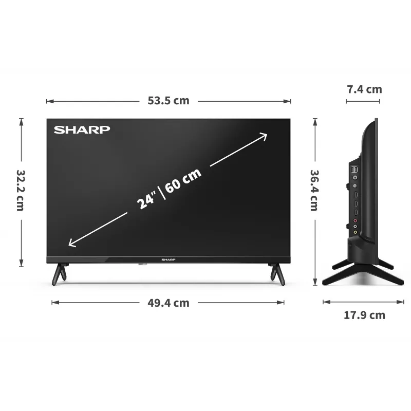 LED-TV 24 Zoll 24HA1405E