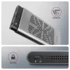 Externes Gehäuse AXAGON EEM2-20GD USB-C 20 Gbps für zwei M.2 NVMe SSDs mit Hardware-Klonen