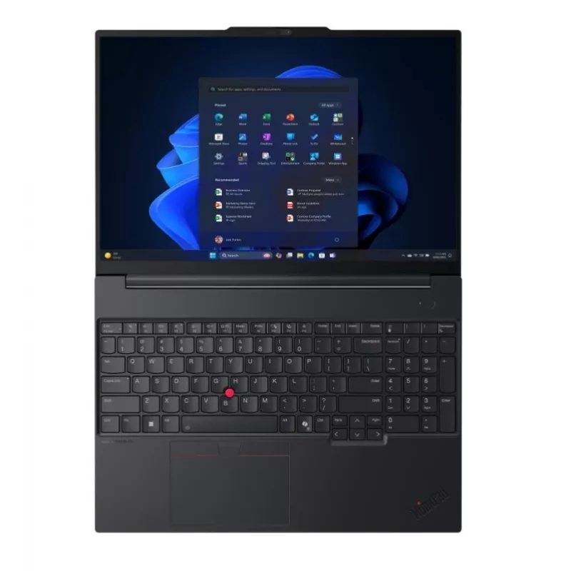 Lenovo ThinkPad E16 Gen 3 Laptop, Intel Core Ultra 7 256V, 16GB RAM, 512GB SSD, 16 Zoll WUXGA, Windows 11 Pro, Schwarz