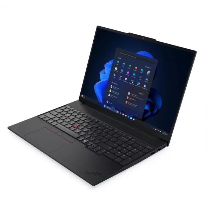 Lenovo ThinkPad E16 Gen 3 Laptop, Intel Core Ultra 7 256V, 16GB RAM, 512GB SSD, 16 Zoll WUXGA, Windows 11 Pro, Schwarz