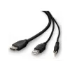 KVM-Kabel Belkin F1DN1CCBL — HDMI auf USB A/B mit Audio, USB-Tastatur/Maus-Anschlüsse, 3 m