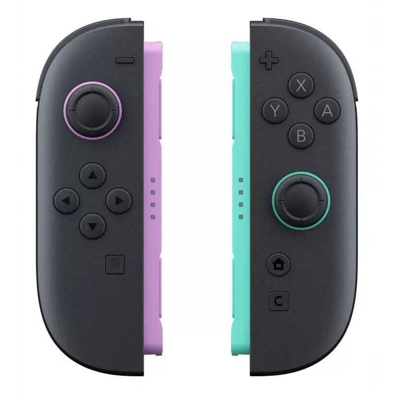 Nintendo Joy-Con 2 Paar Hellviolett/Hellgrün, Gamepad, Nintendo Switch 2, Home-Taste, Analog/Digital, Kabellos, Bluetooth