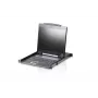 ATEN CL3000N Rack-Konsole 48,3 cm (19 Zoll) 1280 x 1024 Pixel Aluminium Schwarz 1U