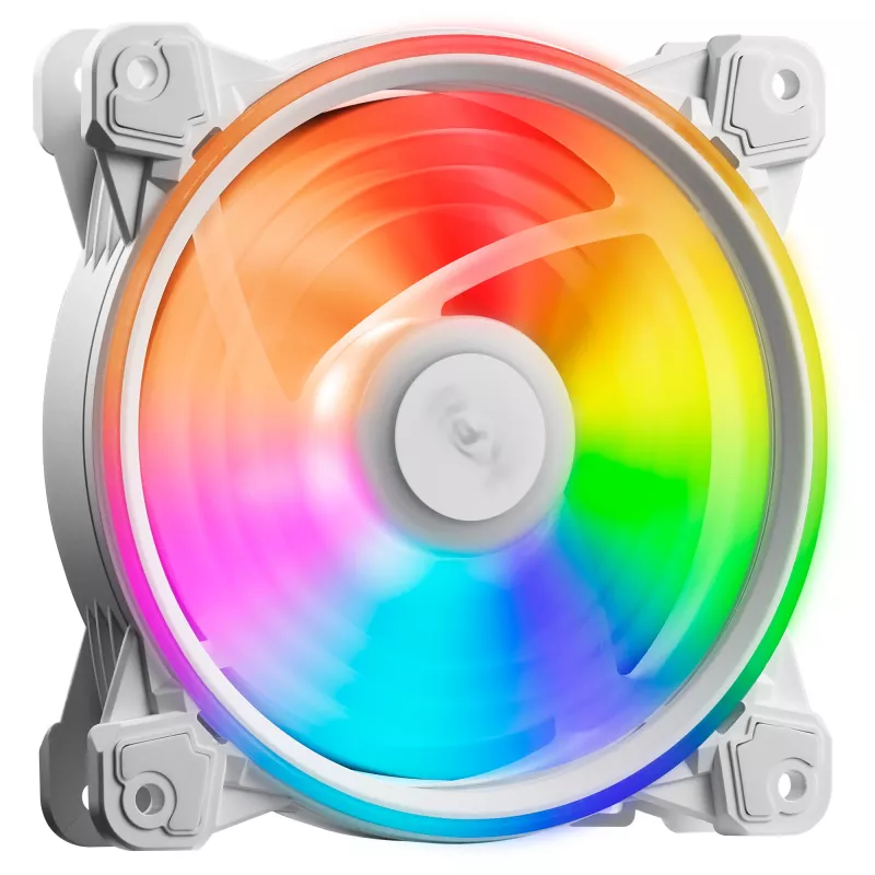 XPG HURRICANE 120 ARGB PWM White, Lüfter, 12 cm, 600 RPM, 2000 RPM, Weiß