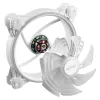 XPG HURRICANE 120 ARGB PWM White, Lüfter, 12 cm, 600 RPM, 2000 RPM, Weiß