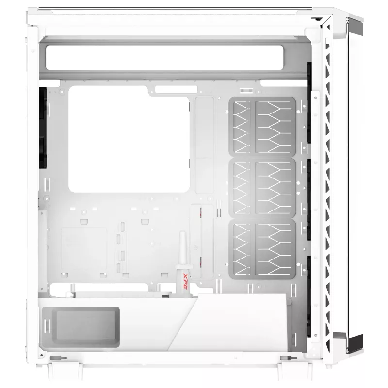 XPG BATTLECRUISER II ST Mid-Tower Weiß, Midi Tower, PC, Weiß, ATX, EATX, micro ATX, Mini-ITX, Edelstahl, Gaming