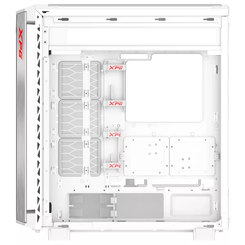 XPG BATTLECRUISER II ST Mid-Tower Weiß, Midi Tower, PC, Weiß, ATX, EATX, micro ATX, Mini-ITX, Edelstahl, Gaming