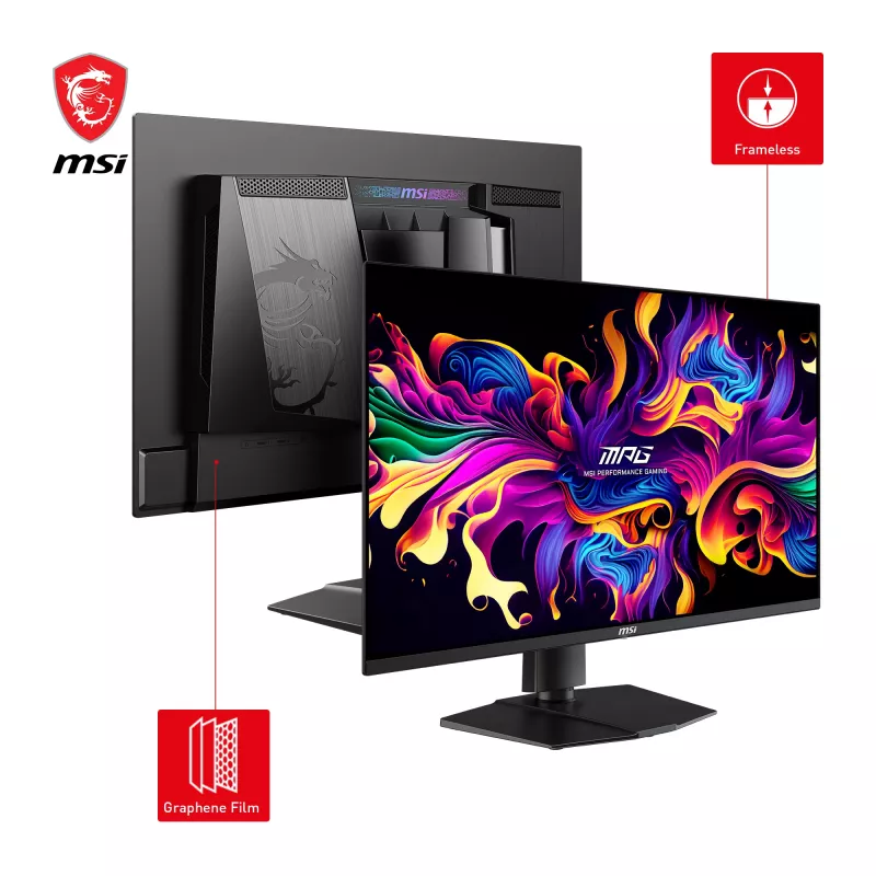 MSI MPG 271QRXDE QD-OLED Computermonitor 67,3 cm (26,5 Zoll) 2560 x 1440 Pixel Wide Quad HD Schwarz