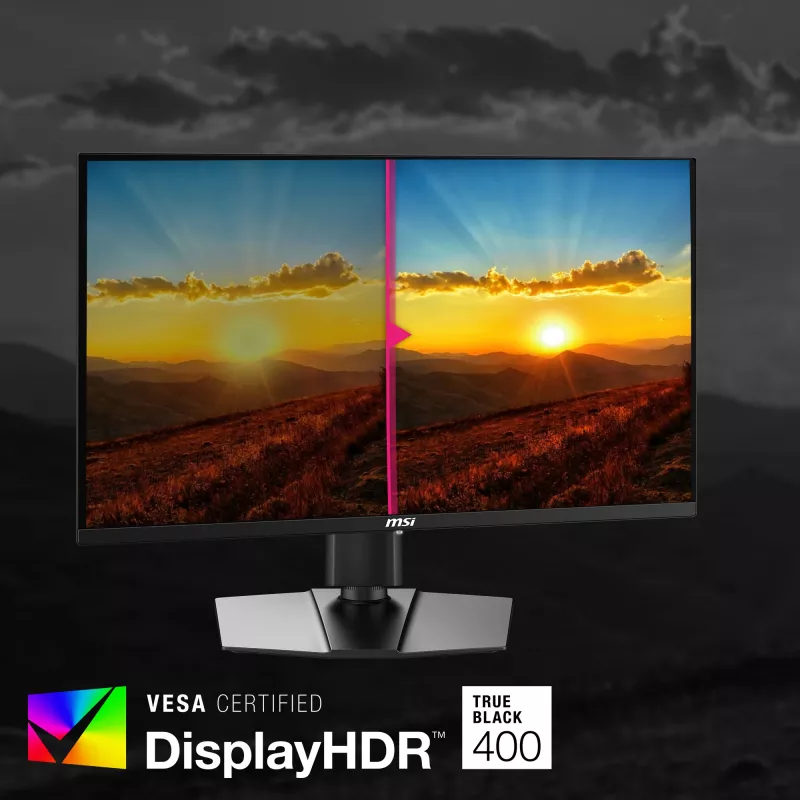 MSI MPG 271QRXDE QD-OLED Computermonitor 67,3 cm (26,5 Zoll) 2560 x 1440 Pixel Wide Quad HD Schwarz
