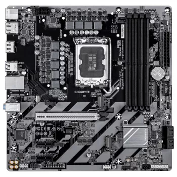 GIGABYTE B860M D3W Motherboard - Intel Core Ultra Series CPUs, 4+1+2 Phasen VRM, bis zu 9066MHz DDR5, 2xPCIe 4.0 M.2, 1GbE LAN, USB 3.2 Gen 1