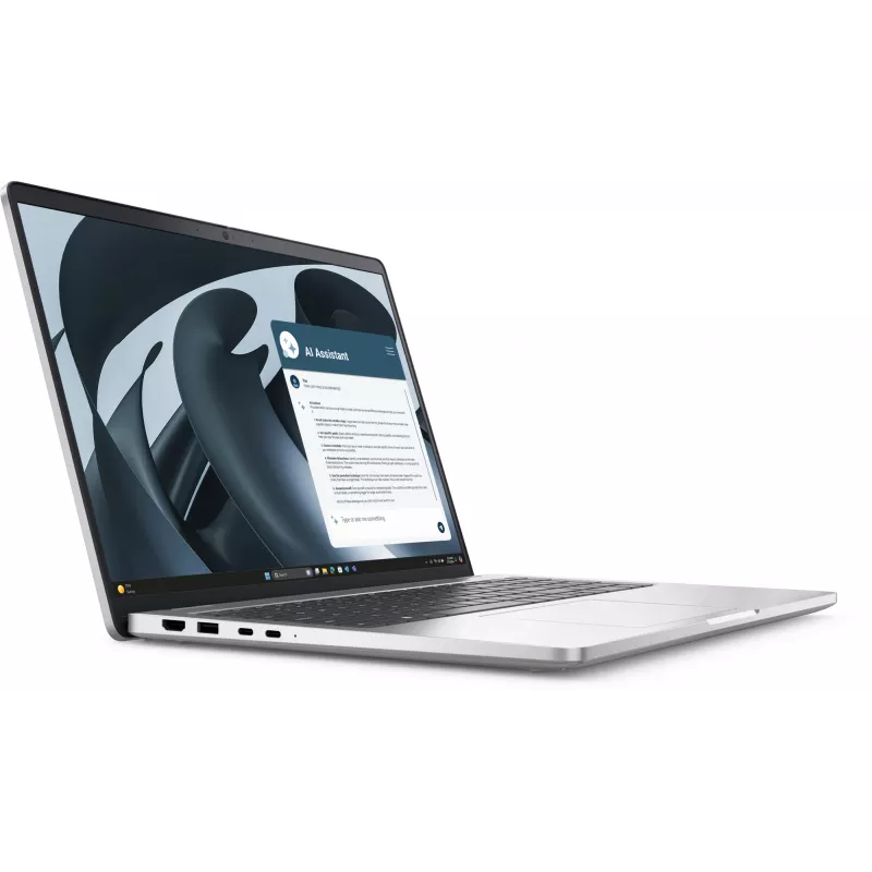 DELL Pro 16 Plus PB16255 Copilot+ PC AMD Ryzen™ AI 7 350 Laptop 40,6 cm (16 Zoll) Full HD+ 32 GB LPDDR5x-SDRAM 512 GB SSD Wi-Fi 7 (802.11be) Windows 11 Pro Deutsch Platin, Silber