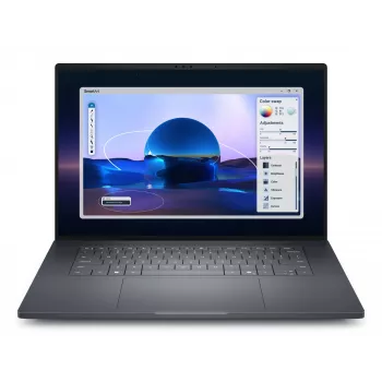 DELL Pro Max 16 Premium MA16250 Intel Core Ultra 9 285H Mobile Workstation 40.6 cm (16 Zoll) Full HD+ 64 GB LPDDR5x-SDRAM 1 TB SSD NVIDIA RTX PRO 2000 Schwarzwell Wi-Fi 7 (802.11be) Windows 11 Pro Deutsch Schwarz