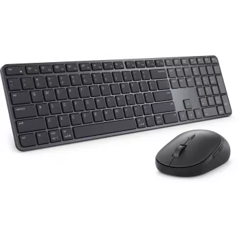 DELL Pro 7 schlank KM726 Tastatur Maus enthalten Home/Office RF Wireless + Bluetooth QWERTZ Deutsch Schwarz