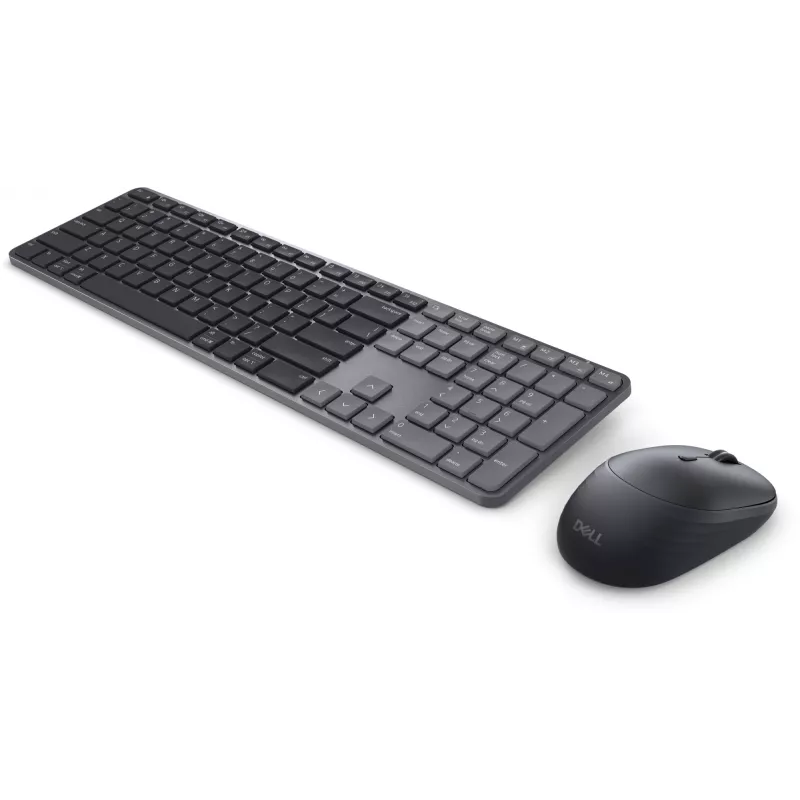DELL Pro 7 schlank KM726 Tastatur Maus enthalten Home/Office RF Wireless + Bluetooth QWERTZ Deutsch Schwarz