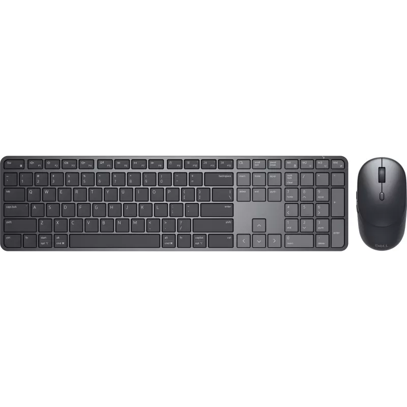 DELL Pro 7 schlank KM726 Tastatur Maus enthalten Home/Office RF Wireless + Bluetooth QWERTZ Deutsch Schwarz