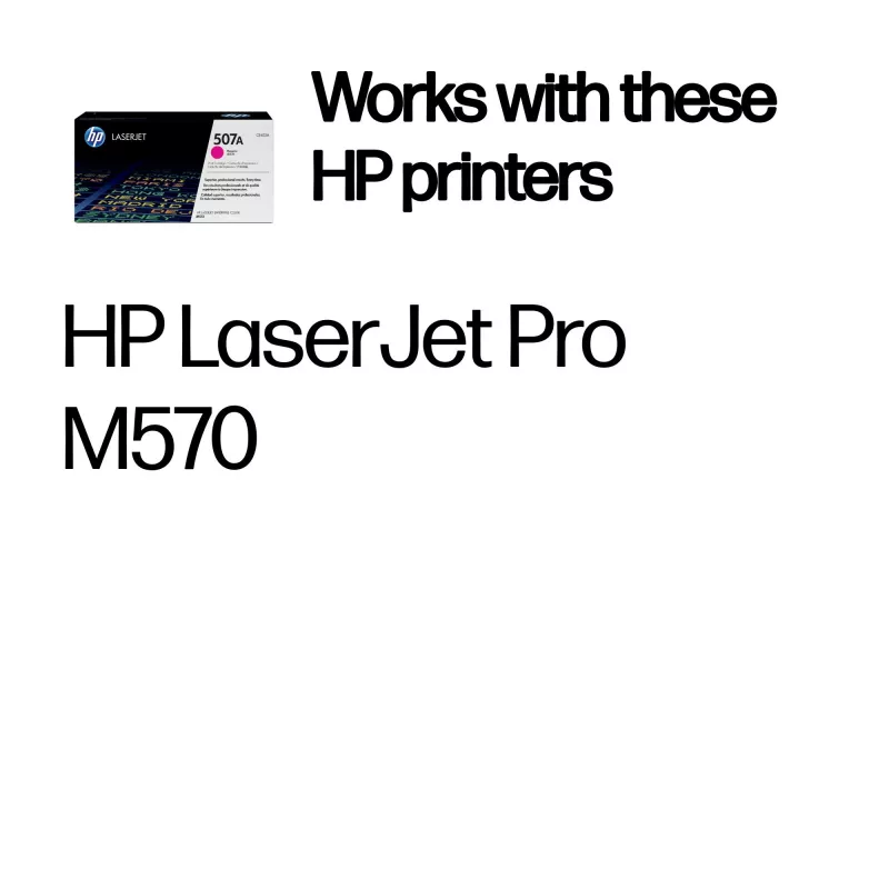 HP 507A Magenta Original LaserJet Toner-Kartusche