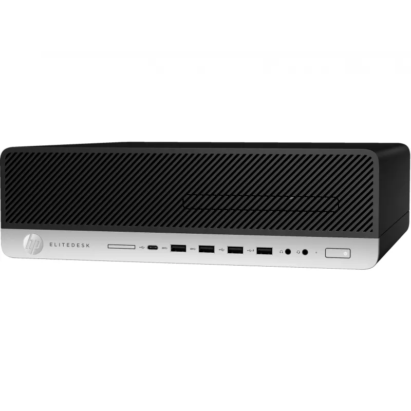 T1A HP EliteDesk 800 G5 generalüberholt Intel® Core™ i5 i5-9500 16 GB DDR4-SDRAM 512 GB SSD Windows 11 Pro SFF PC Schwarz, Silber