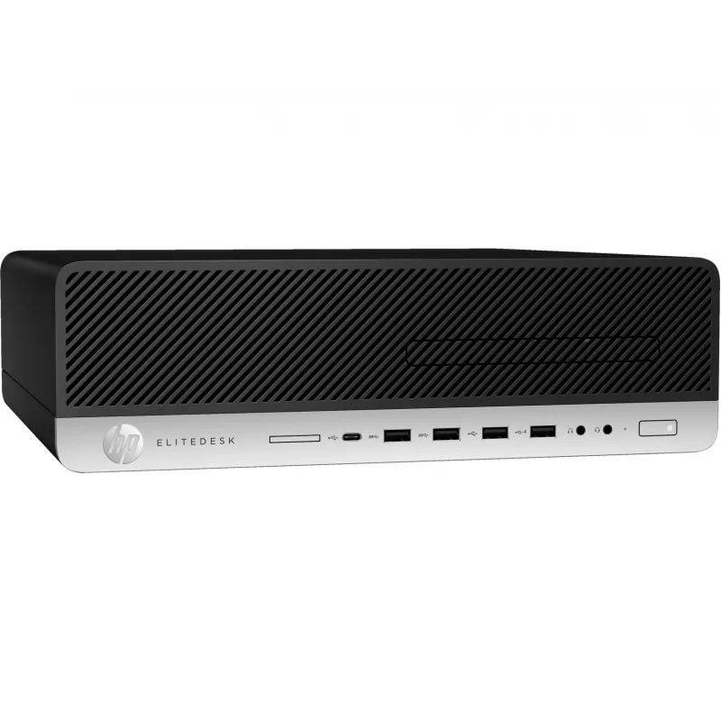 T1A HP EliteDesk 800 G5 generalüberholt Intel® Core™ i5 i5-9500 16 GB DDR4-SDRAM 512 GB SSD Windows 11 Pro SFF PC Schwarz, Silber