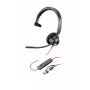 HP Poly Schwarzwire 3310 Microsoft Teams-zertifiziertes Headset +USB-C/A-Adapter TAA