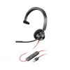 HP Poly Schwarzwire 3310 Microsoft Teams-zertifiziertes Headset +USB-C/A-Adapter TAA