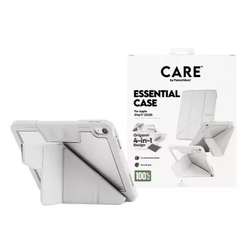 Schutzhülle PanzerGlass CARE Essential für iPad 11 Zoll (2025–2026) in Hellgrau, Modell CR43626