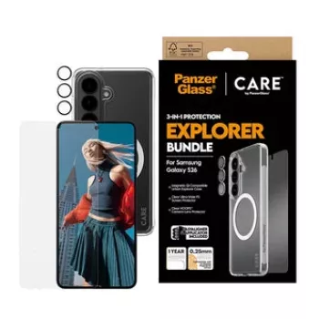PanzerGlass CARE 3-in-1 Displayschutz für Samsung Galaxy S (2026) – PanzerGlass