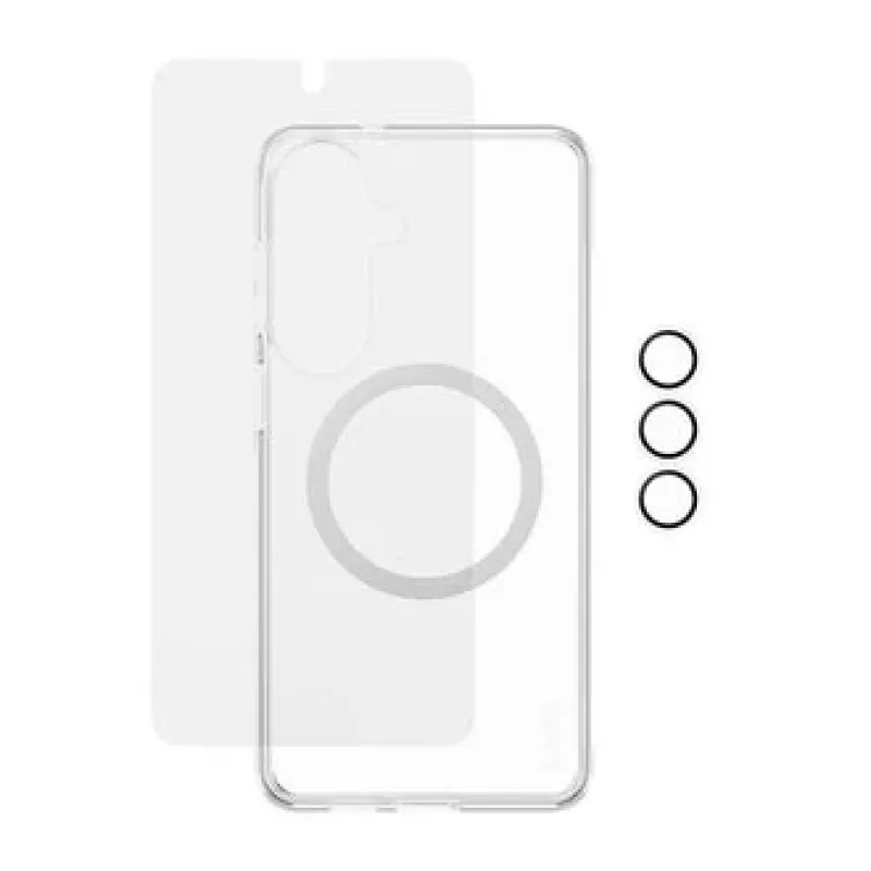 Displayschutz PanzerGlass CARE 3-in-1 für Samsung Galaxy S Plus 2026 — PanzerGlass CARE Set