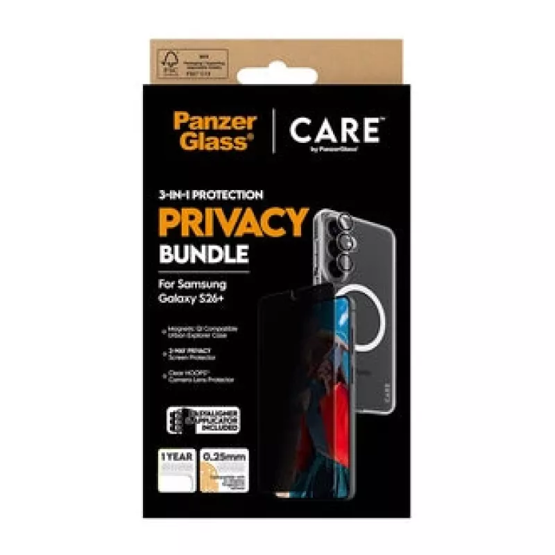 PanzerGlass CR94821 Handyhülle 17 cm (6,7 Zoll) Hülle Schwarz, Transparent