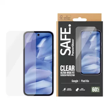 PanzerGlass SAFE. by ® Displayschutz für Google Pixel 10a 5G | Ultra-Wide Fit