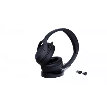 Yealink BH78 Headset Kabelgebunden & Kabellos Kopfband Anrufe/Musik USB Typ-C / USB Typ-A Bluetooth Ladestation Schwarz