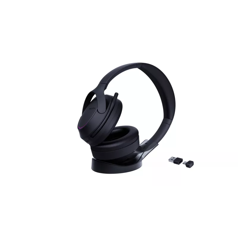 Yealink BH78 Headset Kabelgebunden & Kabellos Kopfband Anrufe/Musik USB Typ-C / USB Typ-A Bluetooth Ladestation Schwarz