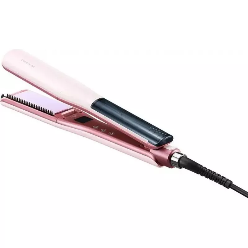 Dreame AuraSteam gerade Dampf-Haarglätter, pink
