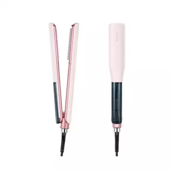 Dreame AuraSteam gerade Dampf-Haarglätter, pink