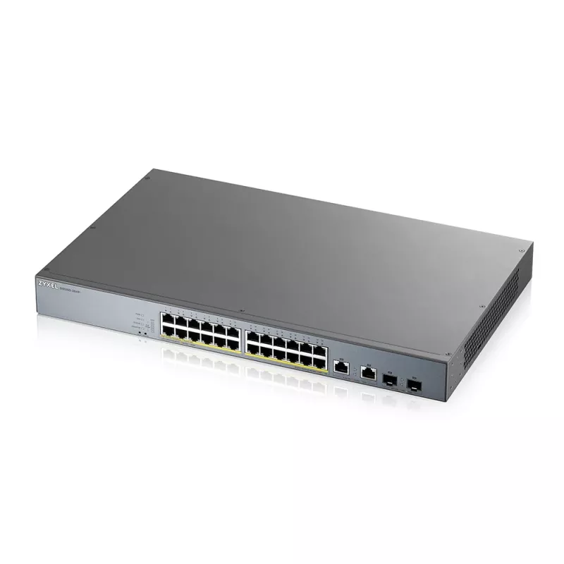 Zyxel GS1350-26HP-EU0101F Netzwerk-Switch Managed L2 Gigabit Ethernet (10/100/1000) Power over Ethernet (PoE) Grau