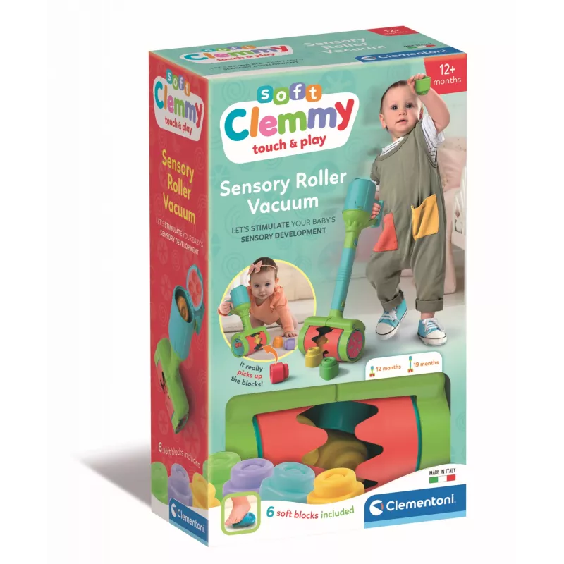 Clementoni Clemmy Weicher Staubsauger, Baukasten, 1 Jahr(e), 6 Stück, 110 g