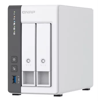 QNAP TS-216G NAS/Storage-Server Tower Cortex-A Cortex-A55 4 GB HDD Weiß