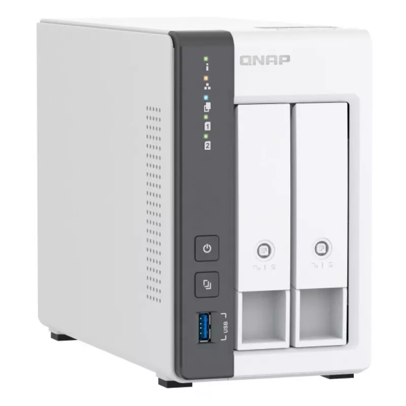 QNAP TS-216G NAS/Storage-Server Tower Cortex-A Cortex-A55 4 GB HDD Weiß