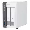 QNAP TS-216G NAS/Storage-Server Tower Cortex-A Cortex-A55 4 GB HDD Weiß