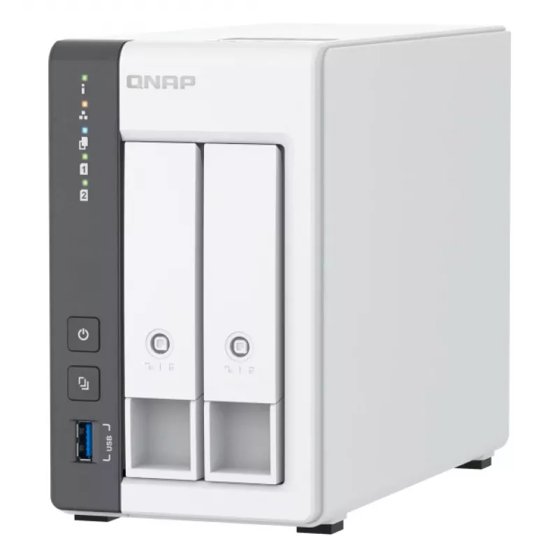QNAP TS-216G NAS/Storage-Server Tower Cortex-A Cortex-A55 4 GB HDD Weiß