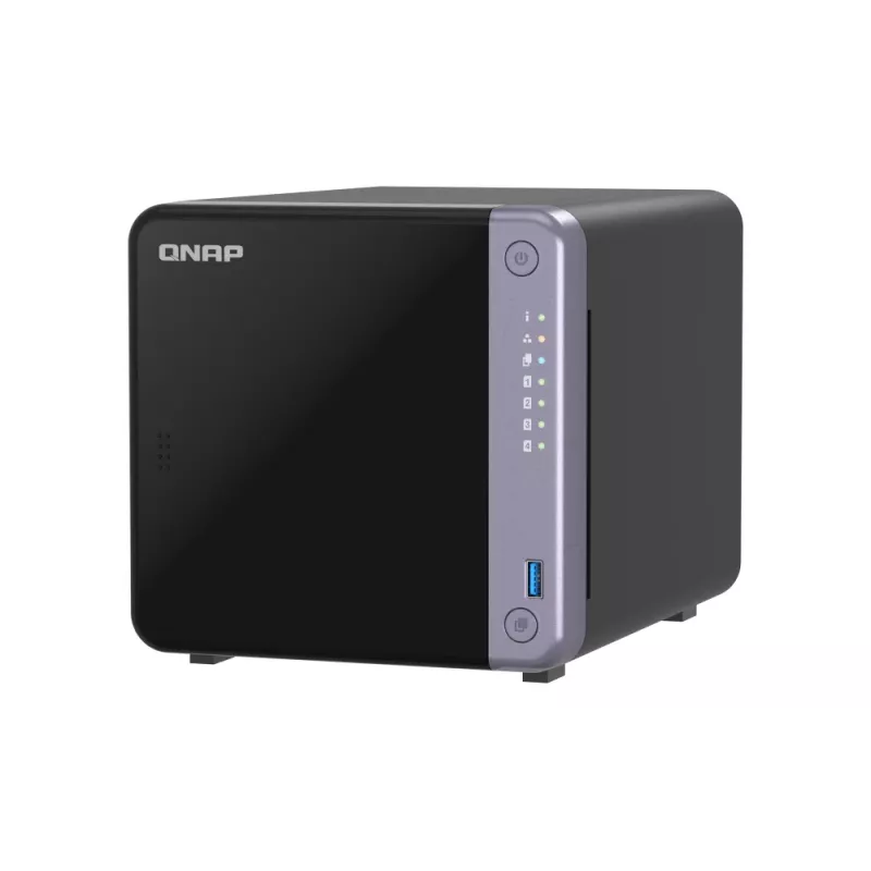 QNAP TS-432X-4G NAS-Speicherserver Tower Alpine Alpine AL-524 4 GB DDR4 QNAP QTS Schwarz