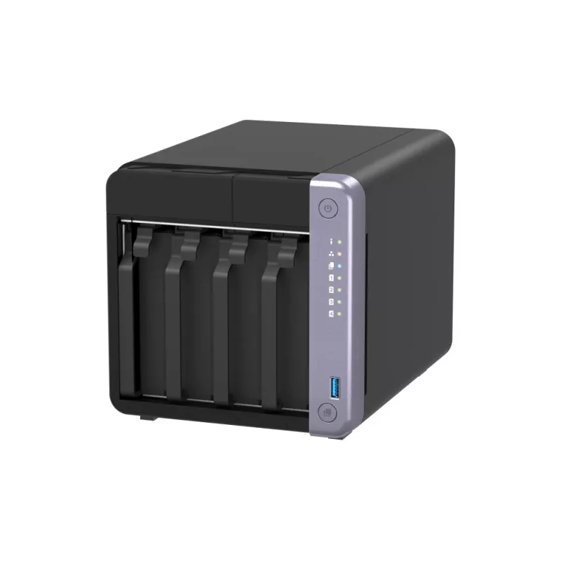 QNAP TS-432X-4G NAS-Speicherserver Tower Alpine Alpine AL-524 4 GB DDR4 QNAP QTS Schwarz