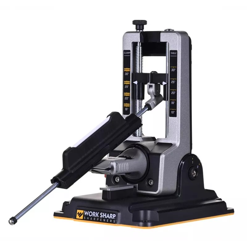 Messerschärfer Work Sharp Professional Precision Adjust 09DX068 — Durchziehschärfer, einstellbarer Winkel, schwarz, Nylongehäuse