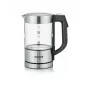 Wasserkocher SEVERIN WK3458, 0,5 L, 1100 W, Glas & Edelstahl, 5 Temperatureinstellungen, kabellos