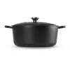 Le Creuset Signature Runder Dutch Oven 8,1 l Schwarz 30 cm